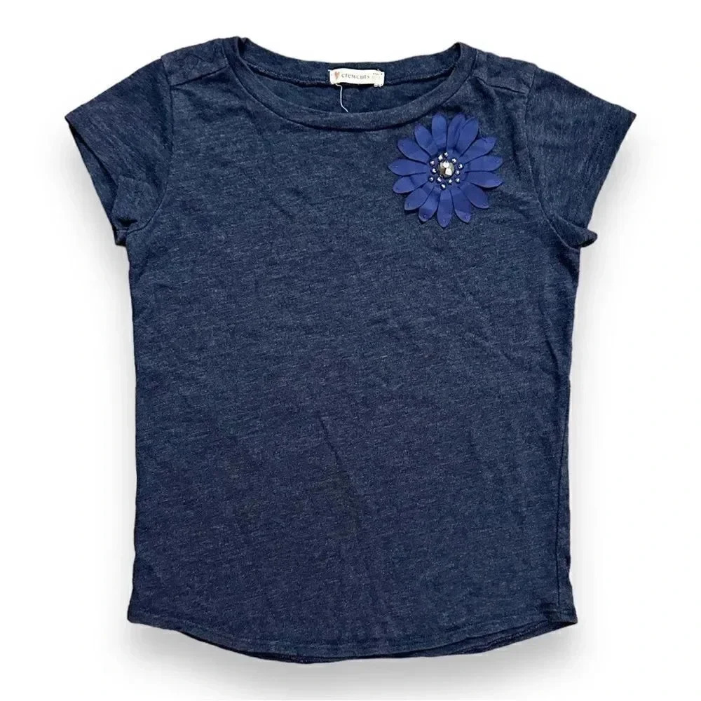 Crewcuts | Cap Sleeve Flower T Shirt (6-7 yrs) 💙